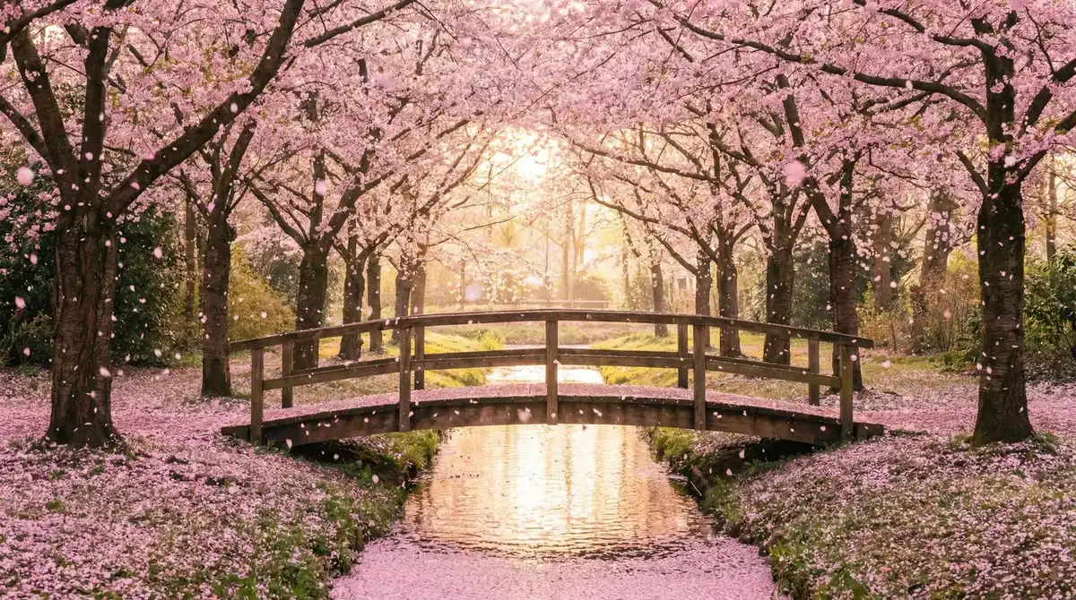 樱花桥畔 - sm调教视频 唯美风景